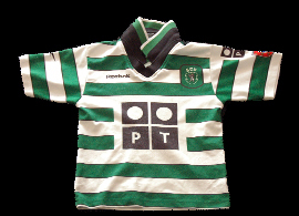 camisola criança sporting clube de portugal PT 2000 2001